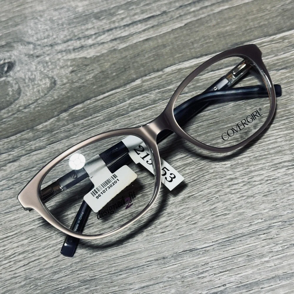 CoverGirl CG0458 045 Eyeglass Frames Womens 55-16-140 Brown Cat Eye Optical